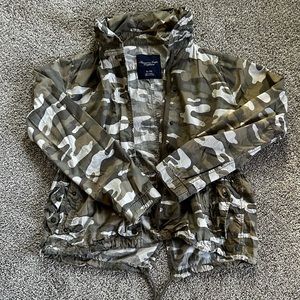Camo American Eagle Bomber Jacket